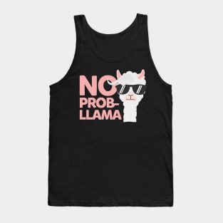 No Probllama No Problem Llama Lovers Premium Tank Top